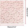 imageAllegra K Women Chiffon Scarves  276quot X276quot  Floral Print Square Kerchief Neck Scarf NeckerchiefLight Pink