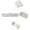 imageAllegra K Womens Elastic Waist Belt Sequins Decor Metal Interlock Buckles Belts for DressesSilver