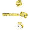 imageAllegra K Womens Glitter Skinny Stretchy Waist Belts Sequins Decor Slim Elastic Belts 2PCSGold