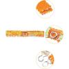 imageAllegra K Womens Glitter Skinny Stretchy Waist Belts Sequins Decor Slim Elastic Belts 2PCSOrange