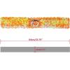 imageAllegra K Womens Glitter Skinny Stretchy Waist Belts Sequins Decor Slim Elastic Belts 2PCSOrange
