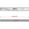 imageAllegra K Womens Glitter Skinny Stretchy Waist Belts Sequins Decor Slim Elastic Belts 2PCSSilver Side Silver