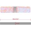 imageAllegra K Womens Glitter Stretchy Waist Belts Interlock Buckles Sequins Decor Wide Elastic Belts 2PCSColorful