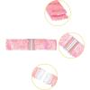 imageAllegra K Womens Glitter Stretchy Waist Belts Interlock Buckles Sequins Decor Wide Elastic Belts 2PCSPink