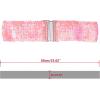 imageAllegra K Womens Glitter Stretchy Waist Belts Interlock Buckles Sequins Decor Wide Elastic Belts 2PCSPink