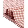 imageAllegra K Womens Bow Tie Neck Blouse Vintage Ruffle Sleeveless Gingham Plaid ShirtLight Pink