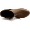 imageAllegra K Womens Chunky High Heel Platform Ankle BootsBrown
