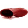 imageAllegra K Womens Chunky High Heel Platform Ankle BootsRed