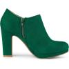 imageAllegra K Womens Platform Round Toe Chunky Heel Ankle BootiesEmerald Green