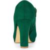 imageAllegra K Womens Platform Round Toe Chunky Heel Ankle BootiesEmerald Green