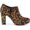 imageAllegra K Womens Platform Round Toe Chunky Heel Ankle BootiesLeopard