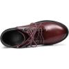 imageAllegra K Womens Round Toe Chunky Heel Lace Up Zipper Combat BootsBurgundy