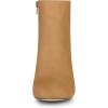 imageAllegra K Womens Round Toe Side Zip Chunky Heel Ankle BootsBrown
