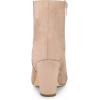 imageAllegra K Womens Round Toe Side Zip Chunky Heel Ankle BootsDust Pink