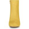 imageAllegra K Womens Round Toe Side Zip Chunky Heel Ankle BootsYellow