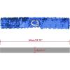 imageAllegra K Womens Skinny Elastic Waist Belts Sequins Decor Stretchy Belts for Dresses 2PCSRoyal Blue