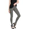 imageAllegra K Womens Leggings Printed High Waist Elastic Waistband Party Yoga Christmas Stirrup PantsBlack Greystripe