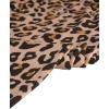imageAllegra K Womens Leggings Printed High Waist Elastic Waistband Party Yoga Christmas Stirrup PantsDark Beigeleopard