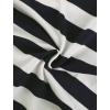 imageAllegra K Womens Leggings Printed High Waist Elastic Waistband Party Yoga Christmas Stirrup PantsDark Bluestripe