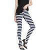 imageAllegra K Womens Leggings Printed High Waist Elastic Waistband Party Yoga Christmas Stirrup PantsDark Bluestripe
