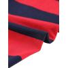 imageAllegra K Womens Leggings Printed High Waist Elastic Waistband Party Yoga Christmas Stirrup PantsNavy Redstripe