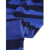 imageAllegra K Womens Leggings Printed High Waist Elastic Waistband Party Yoga Christmas Stirrup PantsNavy Royal Bluestripe