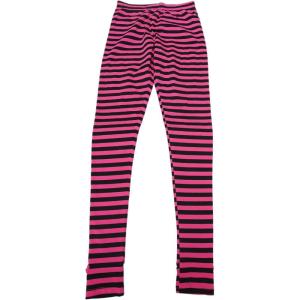 imageAllegra K Womens Leggings Printed High Waist Elastic Waistband Party Yoga Christmas Stirrup PantsHot Pink Blackstripe