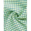 imageAllegra K Womens Gingham Checks Ruffled Peter Pan Collar 1960s Mini DressBlue Yellow