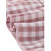 imageAllegra K Womens Gingham Checks Ruffled Peter Pan Collar 1960s Mini DressDusty Pink