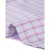 imageAllegra K Womens Summer Plaid Tops Casual Short Sleeves Western Button Down ShirtLilac