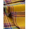 imageAllegra K Womens Summer Plaid Tops Casual Short Sleeves Western Button Down ShirtYellow
