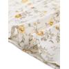 imageAllegra K Womens Vintage Peter Pan Collar High Waist Flowy Midi Puff Sleeve Floral DressLight Yellow