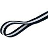 imageAllegra K Colorful Color Block Stripe Canvas Shoe Strings Flat Shoelace for Sneaker 2 PairsBluewhiteblue