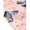 imageAllegra K Halter Neck Sleeveless Tank Tops for Womens Tie Neck Top Floral Cami TopsPink