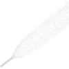 imageAllegra K Womens Hollow Flower Shoestrings 25cm Width Flat Embroidered Laces Shoelace 2 PairsWhite