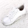 imageAllegra K Womens Hollow Flower Shoestrings 25cm Width Flat Embroidered Laces Shoelace 2 PairsWhite