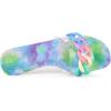 imageAllegra K Womens Tie Dye Chain Clear Slides Slip SandalsGreen Blue