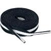 imageAllegra K Colorful Color Block Stripe Canvas Shoe Strings Flat Shoelace for Sneaker 2 PairsBluewhiteblue