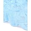imageAllegra K Floral Lace Shrug for Womens Tie Front Top Ruffled Hem Office Sheer Crop Bolero CardiganLight Blue