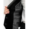 imageAllegra K Velvet Suit Waistcoat for Womens Retro Sleeveless Steampunk Blazer Dressy VestBlack