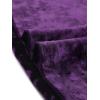 imageAllegra K Womens Keyhole Neck Dresses High Waist Long Sleeve Christmas Velvet Swing Mini DressPurple