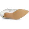 imageAllegra K Womens Pointed Toe Zipper Stiletto Heel Ankle BootsSilver