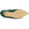 imageAllegra K Womens Cutout Pointy Toe Stiletto Heels Boots Ankle BootiesDark Green
