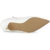 imageAllegra K Womens Cutout Pointy Toe Stiletto Heels Boots Ankle BootiesWhite