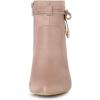 imageAllegra K Womens Pointed Toe Block Heel Zipper Ankle BootsDust Pink