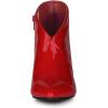 imageAllegra K Womens V Shape Pointed Toe Stiletto Heel Ankle BootsRed