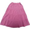 imageAllegra K Womens Midi Skirts Solid Elastic Waist Flare Tiered Long ALine Skirt with PocketsPurple