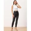 imageAllegra K Metallic Crop Top for Womens Sleeveless Sparkly Sequin TopsWhite Silver