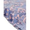 imageAllegra K Womens Elegant See Through Top Ruffle Frill Neck Long Sleeve Floral Lace BlouseGrey Blues