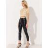 imageAllegra K Womens Sequin Shiny Glitter Crop Top Christmas Short Sleeves Sexy Party Tassel TShirtGold